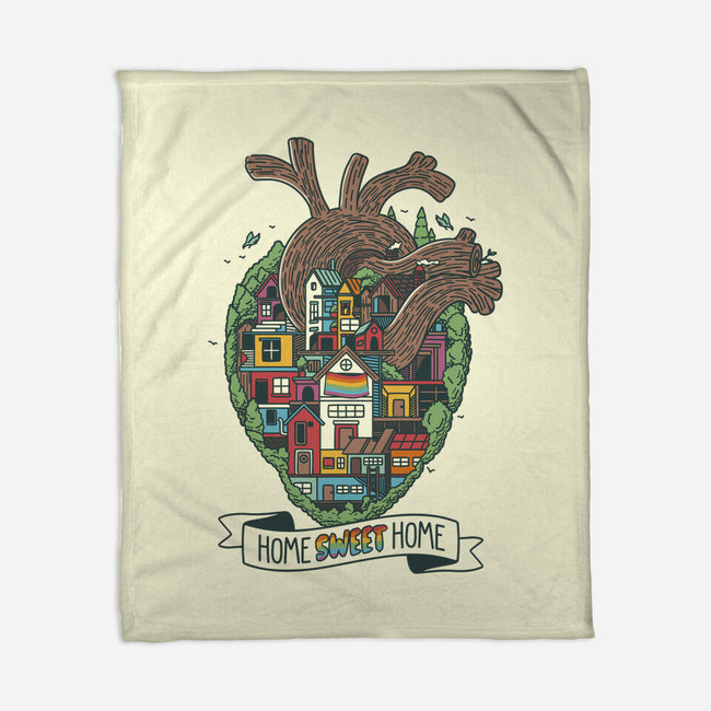 Home Sweet Home Pride-None-Fleece-Blanket-tobefonseca