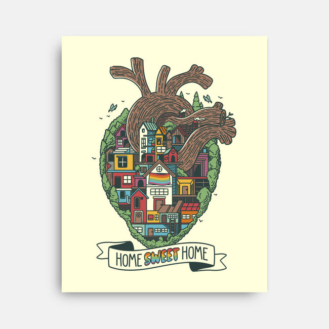 Home Sweet Home Pride-None-Stretched-Canvas-tobefonseca