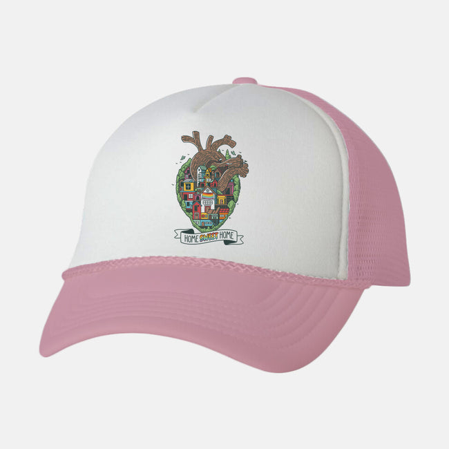 Home Sweet Home Pride-Unisex-Trucker-Hat-tobefonseca