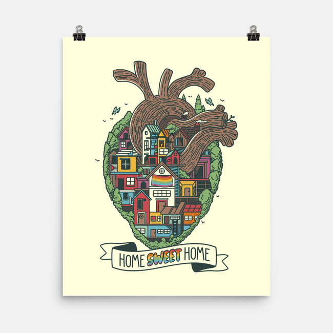 Home Sweet Home Pride-None-Matte-Poster-tobefonseca