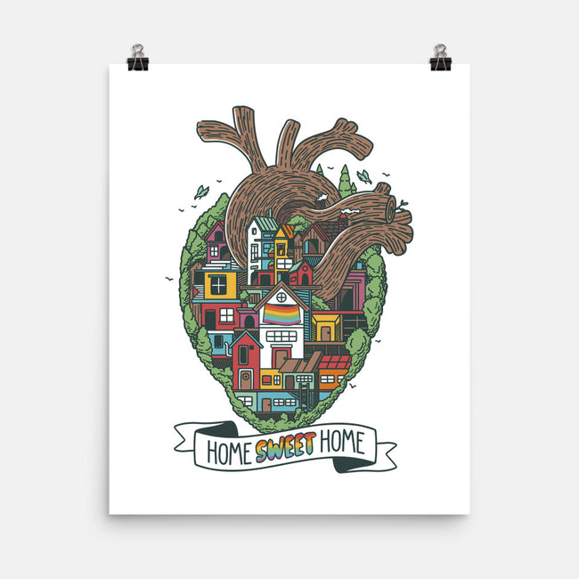 Home Sweet Home Pride-None-Matte-Poster-tobefonseca