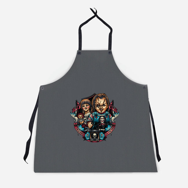 Til The End-Unisex-Kitchen-Apron-momma_gorilla