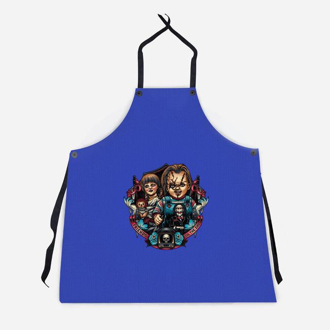 Til The End-Unisex-Kitchen-Apron-momma_gorilla