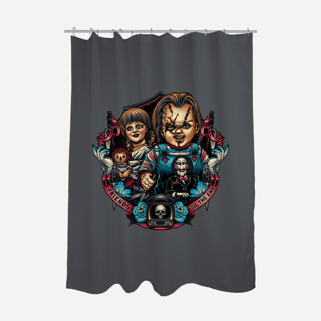 Til The End-None-Polyester-Shower Curtain-momma_gorilla