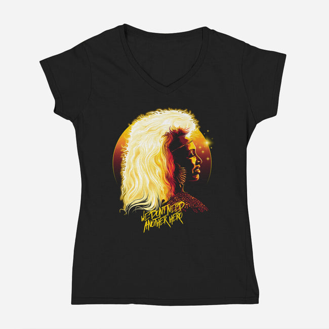Another Hero-Womens-V-Neck-Tee-CappO
