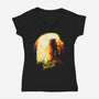 Another Hero-Womens-V-Neck-Tee-CappO