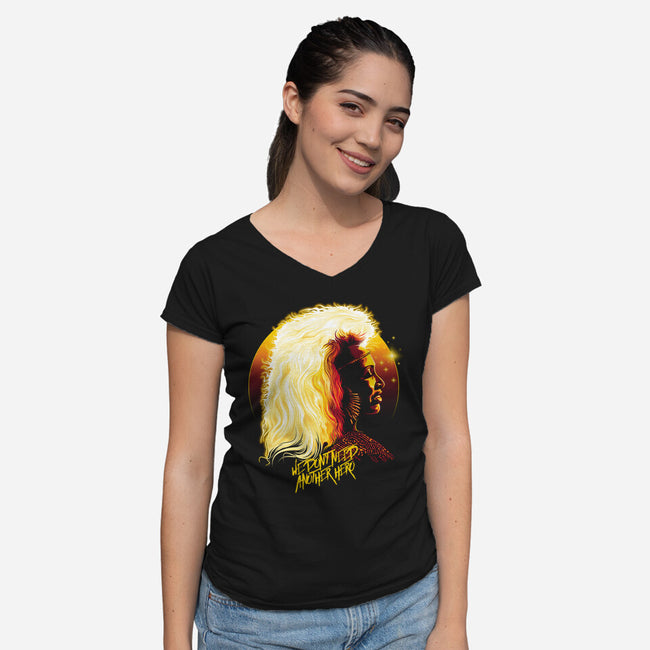 Another Hero-Womens-V-Neck-Tee-CappO