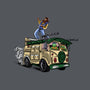 Surfing In The Turtle Van-None-Removable Cover-Throw Pillow-zascanauta