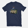 Surfing In The Turtle Van-Unisex-Basic-Tee-zascanauta