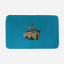 Surfing In The Turtle Van-None-Memory Foam-Bath Mat-zascanauta