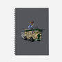 Surfing In The Turtle Van-None-Dot Grid-Notebook-zascanauta