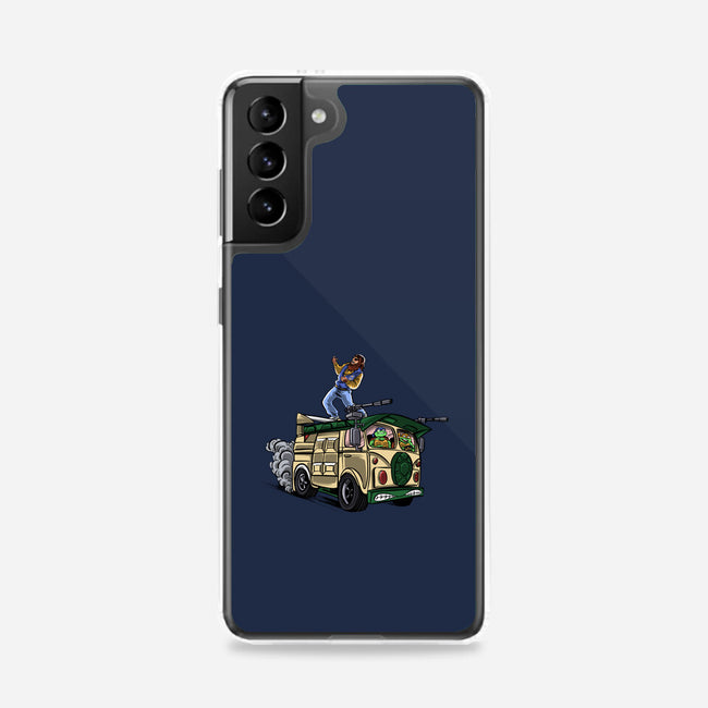 Surfing In The Turtle Van-Samsung-Snap-Phone Case-zascanauta