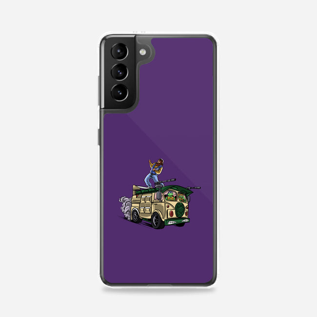 Surfing In The Turtle Van-Samsung-Snap-Phone Case-zascanauta