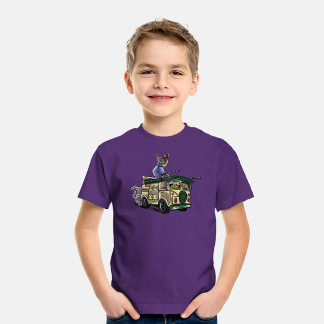 Surfing In The Turtle Van-Youth-Basic-Tee-zascanauta