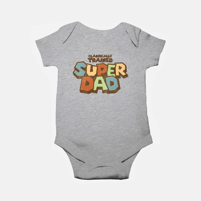 Classically Trained Dad-Baby-Basic-Onesie-retrodivision