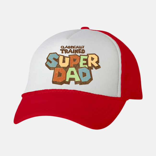 Classically Trained Dad-Unisex-Trucker-Hat-retrodivision