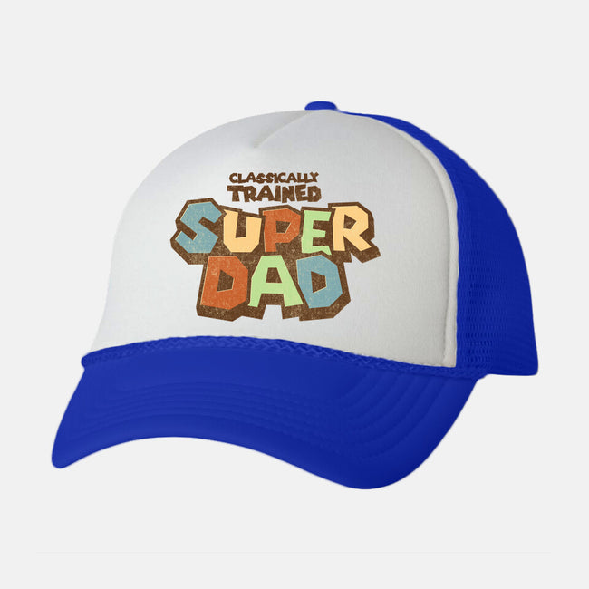 Classically Trained Dad-Unisex-Trucker-Hat-retrodivision