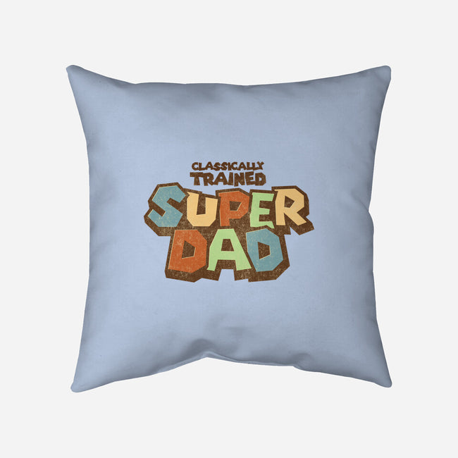 Classically Trained Dad-None-Removable Cover w Insert-Throw Pillow-retrodivision