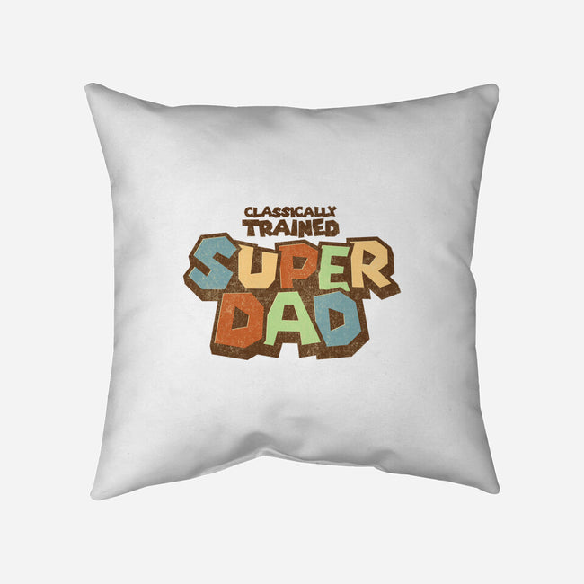 Classically Trained Dad-None-Removable Cover w Insert-Throw Pillow-retrodivision