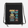 Bikini Bottom Tiki Bar-None-Drawstring-Bag-Nemons