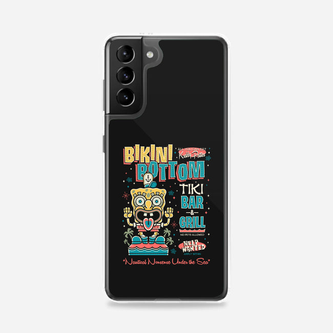 Bikini Bottom Tiki Bar-Samsung-Snap-Phone Case-Nemons
