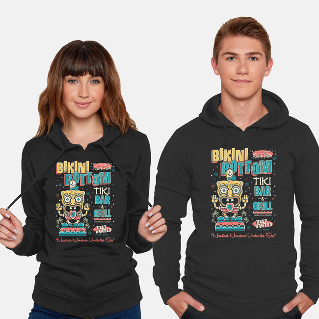 Bikini Bottom Tiki Bar-Unisex-Pullover-Sweatshirt-Nemons