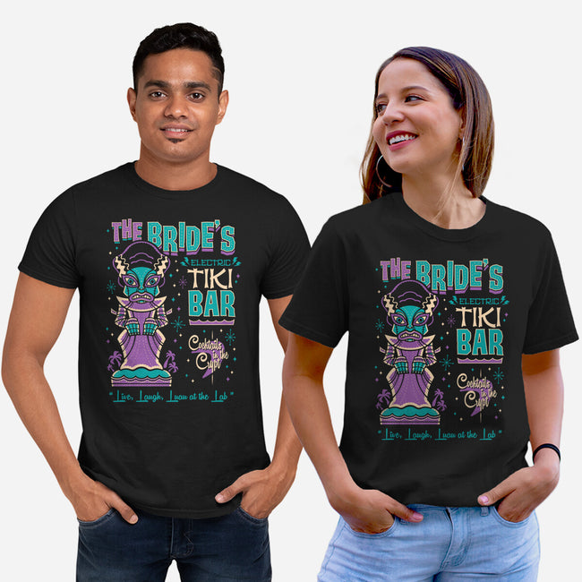 The Bride's Tiki Bar-Unisex-Basic-Tee-Nemons