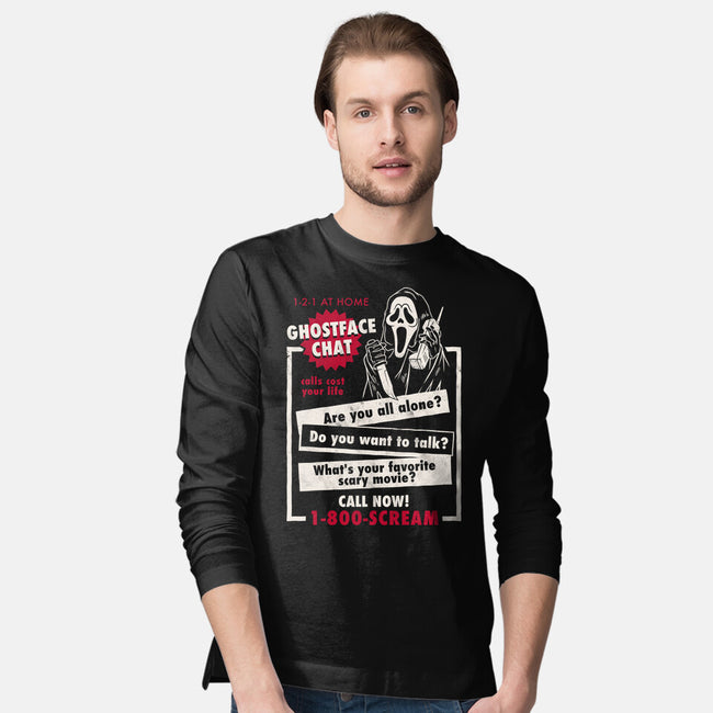 1-800-SCREAM-Mens-Long Sleeved-Tee-Nemons
