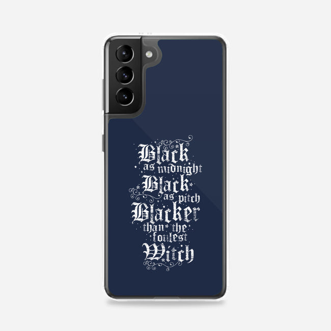 Black As Midnight-Samsung-Snap-Phone Case-Nemons