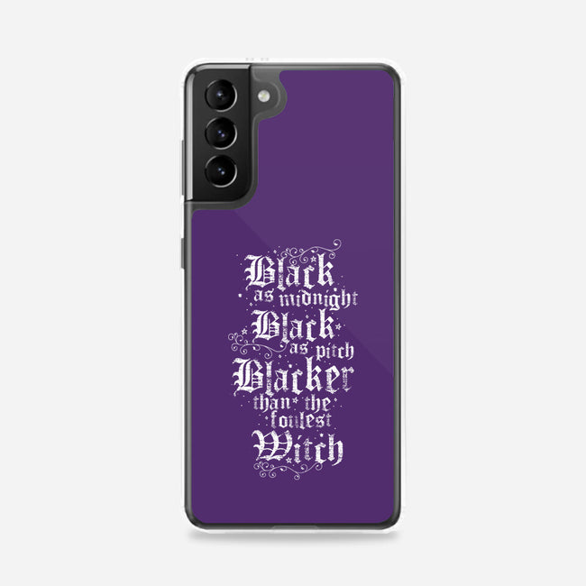 Black As Midnight-Samsung-Snap-Phone Case-Nemons