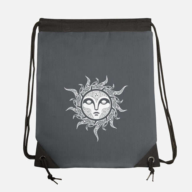 Yule Midwinter Sun-none drawstring bag-RAIDHO