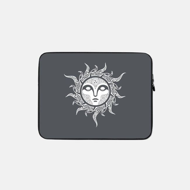 Yule Midwinter Sun-none zippered laptop sleeve-RAIDHO
