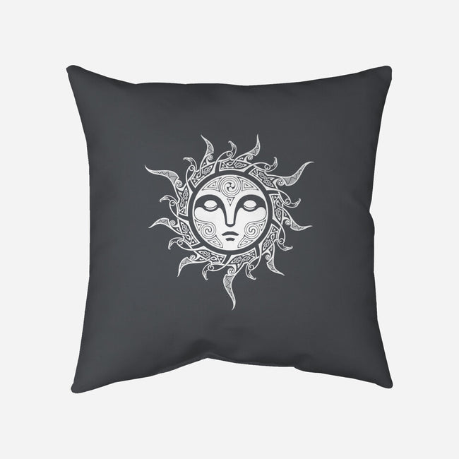 Yule Midwinter Sun-none removable cover w insert throw pillow-RAIDHO
