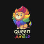 Queen Of The Jungle-Mens-Heavyweight-Tee-Geekydog
