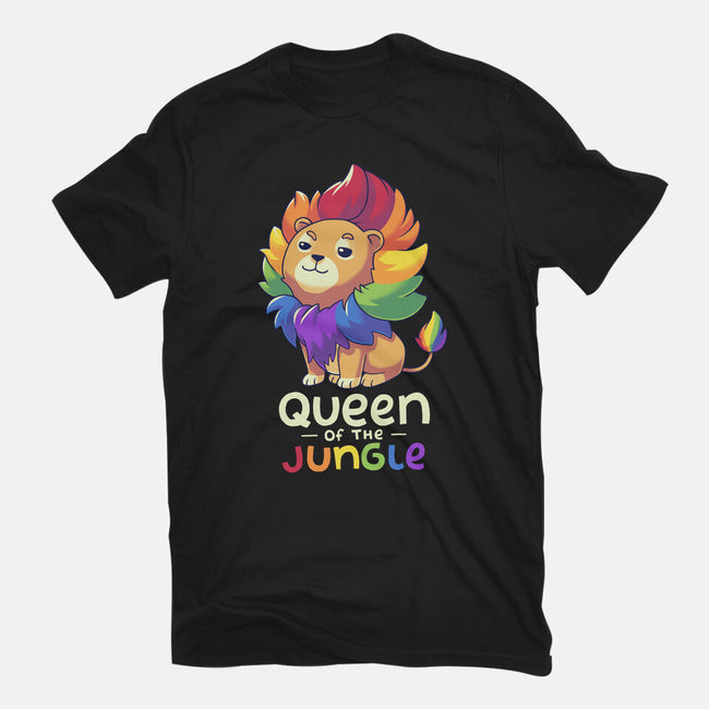 Queen Of The Jungle-Womens-Basic-Tee-Geekydog