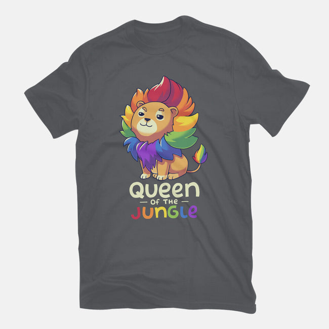 Queen Of The Jungle-Womens-Fitted-Tee-Geekydog
