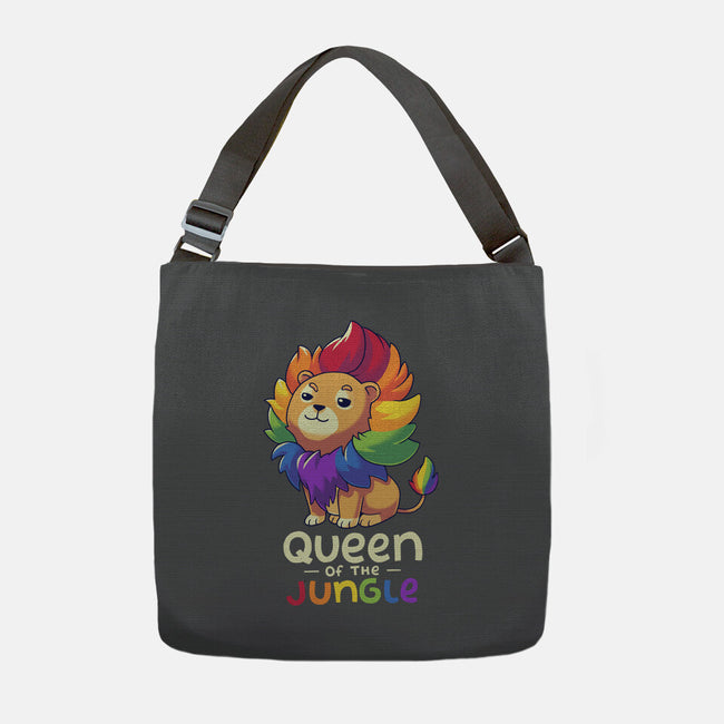 Queen Of The Jungle-None-Adjustable Tote-Bag-Geekydog