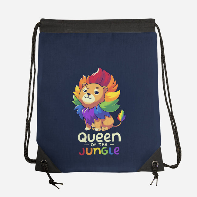 Queen Of The Jungle-None-Drawstring-Bag-Geekydog