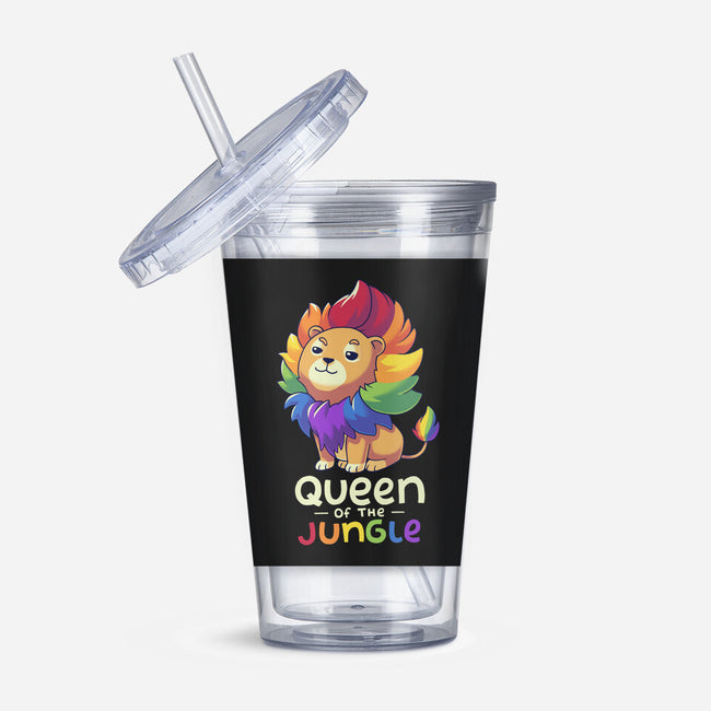 Queen Of The Jungle-None-Acrylic Tumbler-Drinkware-Geekydog