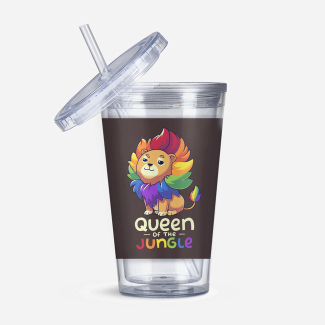 Queen Of The Jungle-None-Acrylic Tumbler-Drinkware-Geekydog