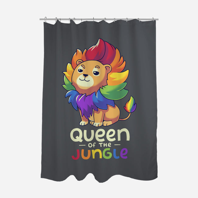 Queen Of The Jungle-None-Polyester-Shower Curtain-Geekydog