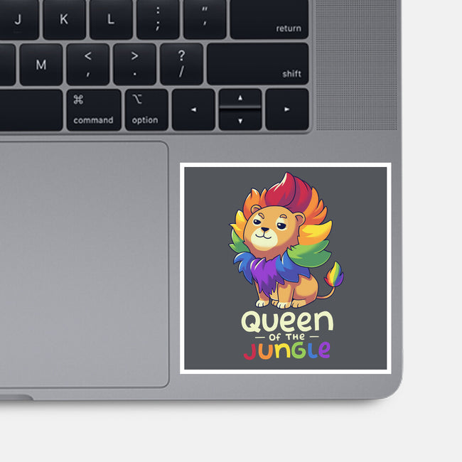 Queen Of The Jungle-None-Glossy-Sticker-Geekydog
