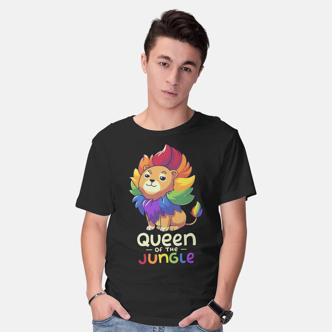 Queen Of The Jungle-Mens-Basic-Tee-Geekydog