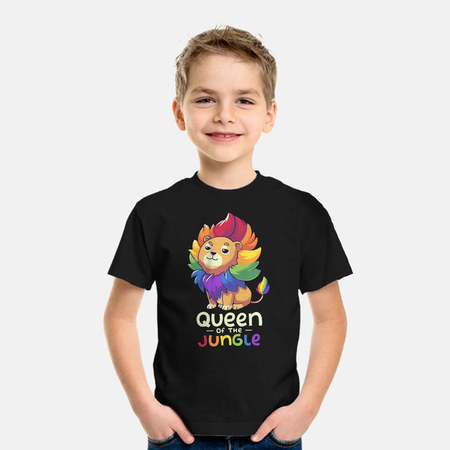 Queen Of The Jungle-Youth-Basic-Tee-Geekydog