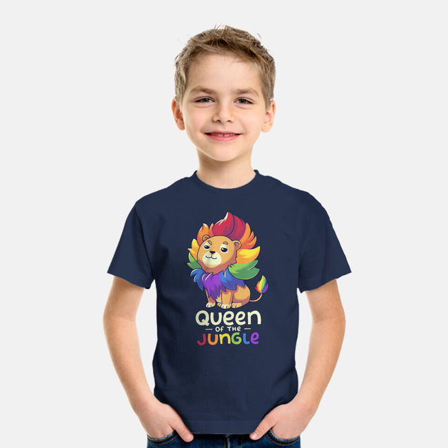 Queen Of The Jungle-Youth-Basic-Tee-Geekydog