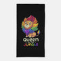 Queen Of The Jungle-None-Beach-Towel-Geekydog