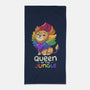 Queen Of The Jungle-None-Beach-Towel-Geekydog