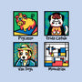 Animal Artists-Womens-Fitted-Tee-NemiMakeit