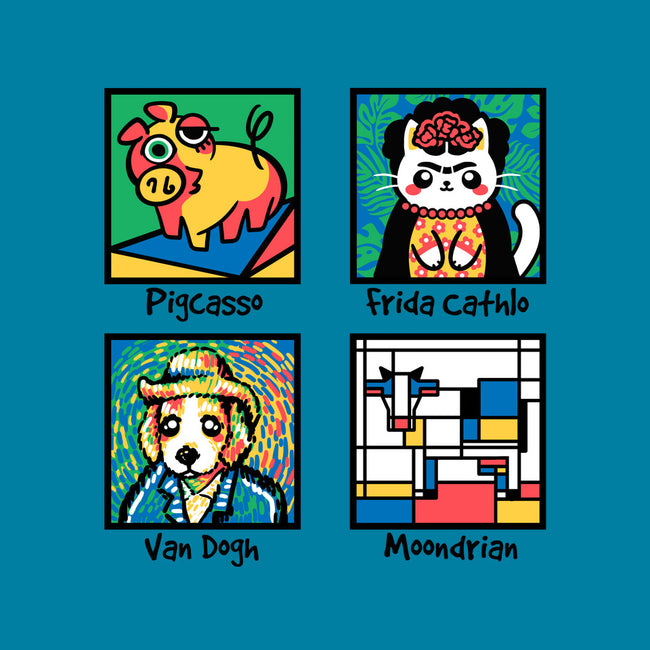 Animal Artists-Womens-Basic-Tee-NemiMakeit