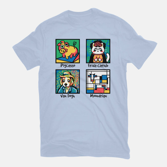 Animal Artists-Womens-Basic-Tee-NemiMakeit